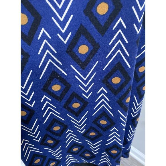LuLaRoe Irma SMALL 95% Polyester 5% Spandex Navy, - Picture 2 of 6